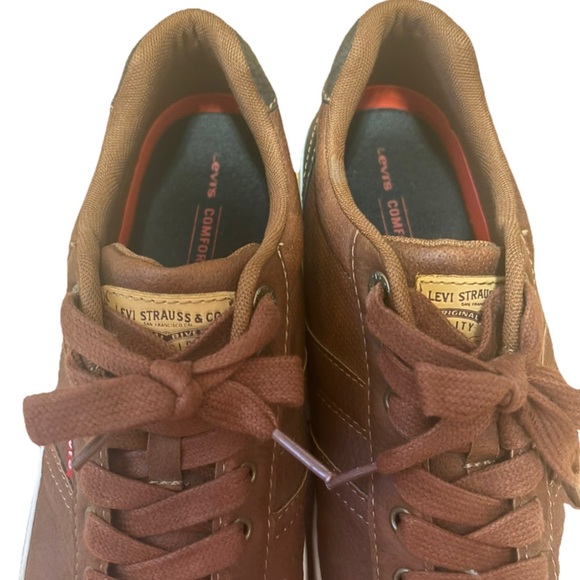 Levi's Men Tan Brown Casual Sneakers Miles WX Perf X 10 - Picture 3 of 8